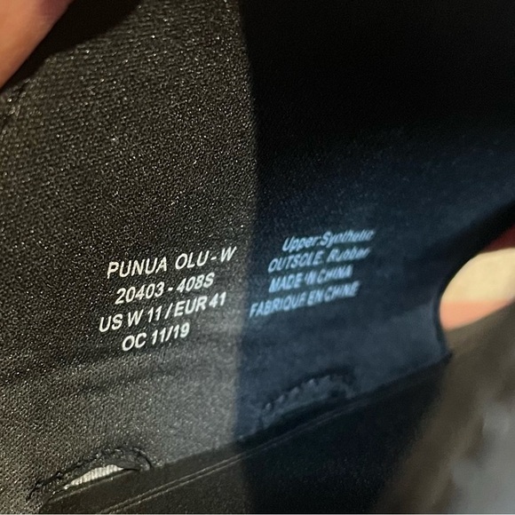 OluKai Slides Women’s Size 11 Black White Punua 'Olu Slip On Sandals Summer - Picture 12 of 13